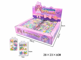 KORALIKI ZESTAW W PLASTIKOWYM ETUI