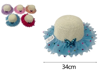 KAPELUSZ DZIEWCZĘCY W KROPKI Z9936