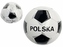 PIŁKA NOŻNA POLSKA CZARNO-BIAŁA 3 WARSTWY Z9857