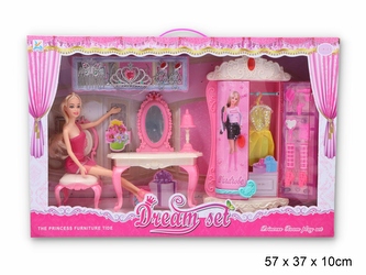 LALKA Z MEBELKAMI DREAM SET 589-1