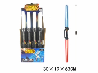 MIECZ LASER ŚW/DŹW 122CM , Z BATERIAMI .858-23A