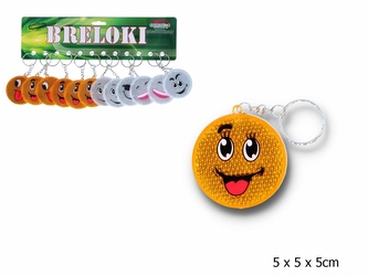 BRELOK ODBLASK UŚMIECH 12SZT Z5134