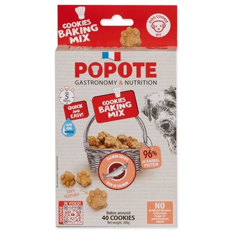 Pečící směs Popote losos pro psy 200g