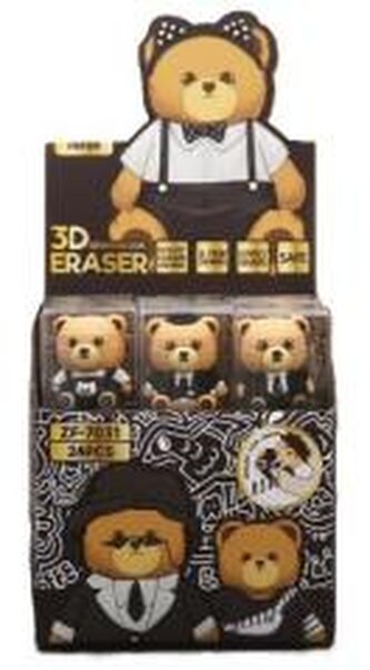 Gumka do ścierania Bear (24szt)