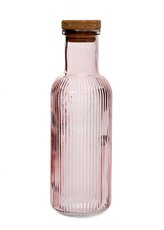 Karafa | NATIA | rýhovaná s uzávěrem růžová | 1 l | 890982