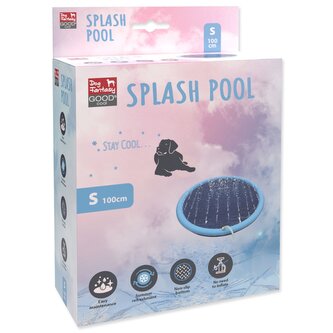 Brouzdaliště Dog Fantasy s vodními tryskami 100cm