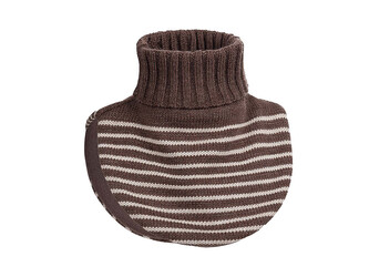 Dětský nákrčník pletený - 1 ks - 17 béžová tm.