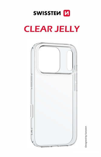 POUZDRO SWISSTEN CLEAR JELLY PRO APPLE IPHONE 17 PRO TRANSPARENTNÍ