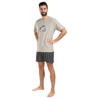 Pánské pyžamo Gino vícebarevné (79170-MxGMxC) L
