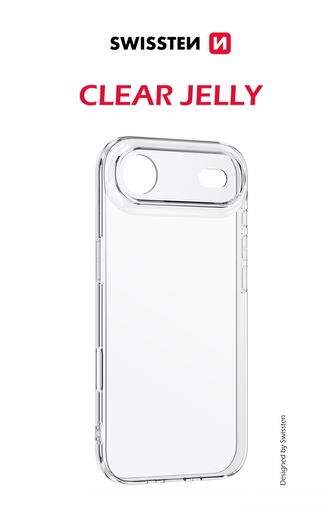 POUZDRO SWISSTEN CLEAR JELLY PRO APPLE IPHONE 17 AIR TRANSPARENTNÍ