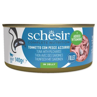 Konzerva SCHESIR tuňák a sardinky v želé 140g