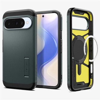 Spigen Tough Armor MagSafe, abyss green - Google Pixel 2025 Pro/Pixel 2025
