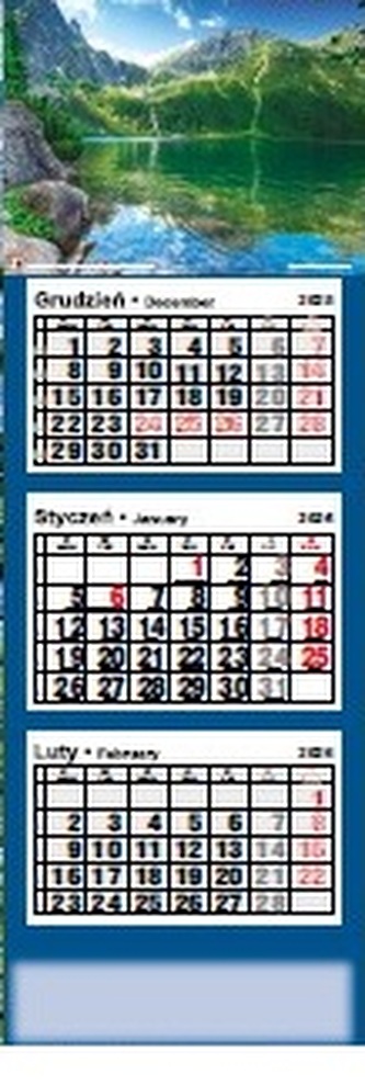 Kalendarz trójdzielny 2026 nr 11 Morskie Oko