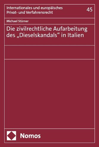 Die zivilrechtliche Aufarbeitung des "Dieselskandals" in Italien
