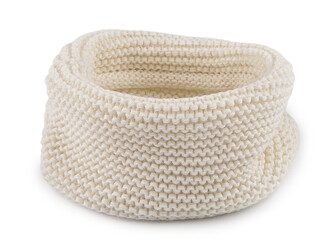 Pletený nákrčník unisex - 1 ks - 1 krémová světlá