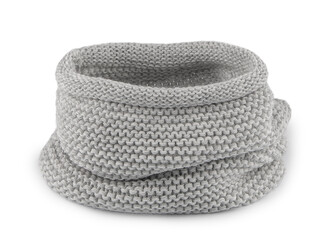 Pletený nákrčník unisex - 1 ks - 5 šedá světlá