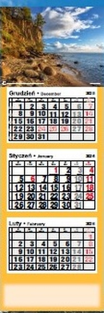 Kalendarz trójdzielny 2026 nr 14 Bałtyk