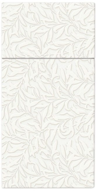 Serwetki 40x40cm Pocket Inspiration Floral białe op. 16szt., Paw