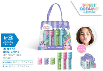 Zestaw szminek i balsamów do ust "Candy Store Sweet Dreams & Friends", Kids