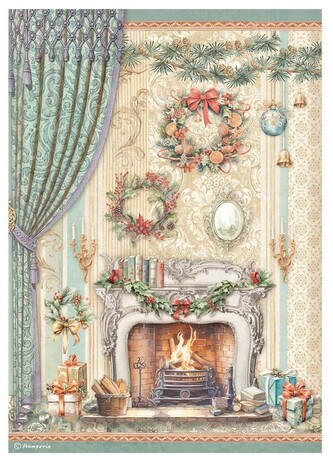 Papier ryżowy A4 Nutcracker Komin, Stamperia