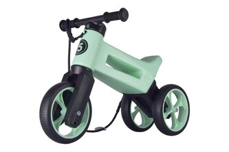 Odrážedlo FUNNY WHEELS Rider SuperSport Pastel-zelená  2v1+popruh,výš.sedla28/30cm nos.25kg v sáčku