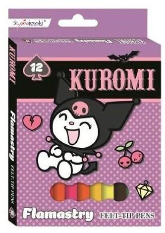 Flamastry 12-kol Kuromi, St.Majewski