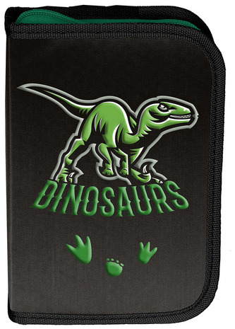 Piórnik bez wyposażenia Dinosaur PP25DI-P001BW, Paso