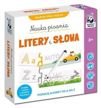 Kapitan Nauka. Litery i słowa. Książka + puzzle