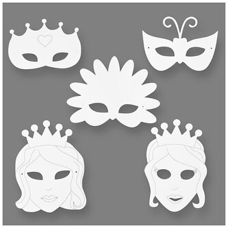 Maski papierowe do ozdobienia  Baśniowe, 16 szt., Creative