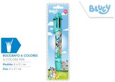 Długopis 6-kol Bluey, Kids