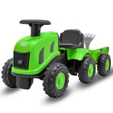 Dětské odrážedlo traktor s vlečkou Benny Baby Mix New zelený