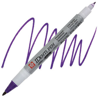 Marker dwustronny Identi-Pen F/EF purpur. XYKT24, Sakura