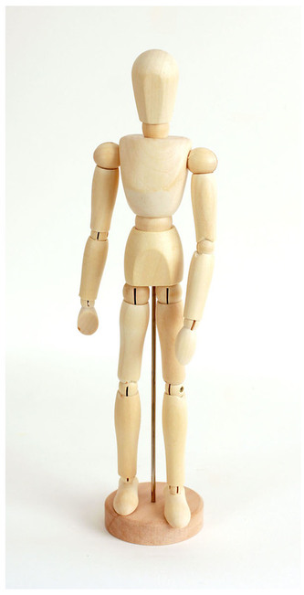 Manekin postać ludzka 30cm kobieta, Leniar