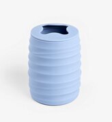 Koupelnový hrnek | TORUS | reliéfní modrý | 8,2 x 8,2 x 11 cm | 733727