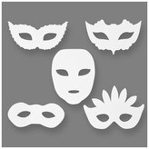 Maski papierowe do ozdobienia Maskarada, 16 szt., Creative