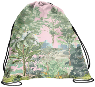 Worek na buty czarny Graffiti Pattern BeUniq BU25SA-714, Paso