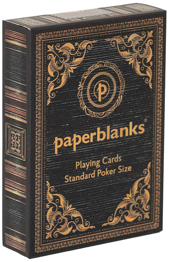 Karty do gry talia 54-list. Asterales Onyx, Paperblanks