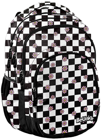 Plecak BeUniq BU25KW-2706 Floral Check, Paso
