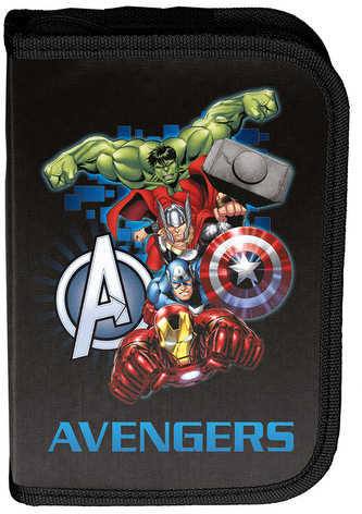 Piórnik bez wyposażenia Avengers AV25LL-P001BW, Paso