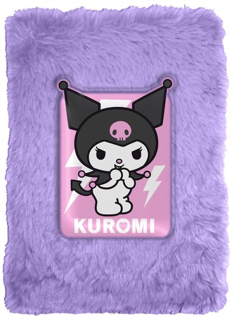 Notatnik w pluszowej okładce Kuromi, Kids