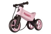 Odrážedlo FUNNY WHEELS Rider SuperSport Pastel-růžová  2v1+popruh,výš.sedla28/30cm nos.25kg v sáčku