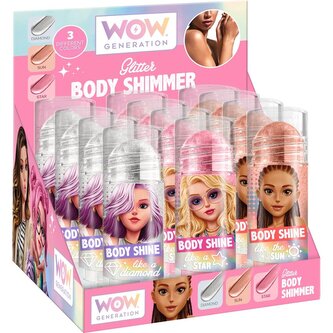 Brokat do ciała z aplikatorem roll-on WOW Generation, Kids Brokat do ciała z aplikatorem roll-on WOW Generation, Kids