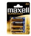 Baterie LR6 (AA) super alkaline blist. 4 szt., Maxell