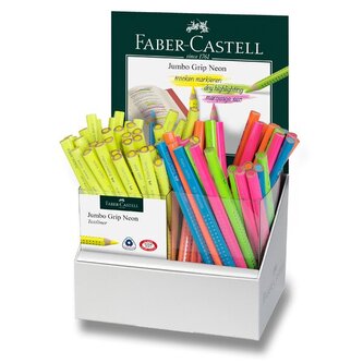 Pastelky Colour Jumbo Grip Neon - stojánek, 72 ks