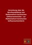 Verordnung über die Berufsausbildung zum Mathematisch-technischen Softwareentwickler / zur Mathematisch-technischen Softwareentw