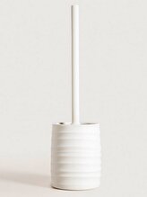 TORUS WC štětka s reliéfem bílá | 10,2x10,2x36,5 cm | 733673