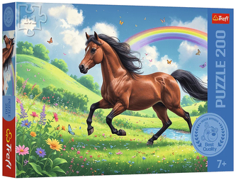 Puzzle 200-el. Dostojny koń, Trefl