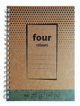 Kołonotes B5 80 k. kratka Student, Kreska