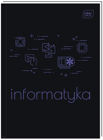 Brulion temat. A5 80 k. kratka informatyka 367440, Interdruk