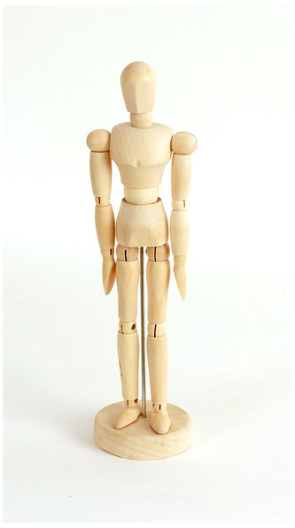 Manekin postać ludzka 20cm kobieta, Leniar